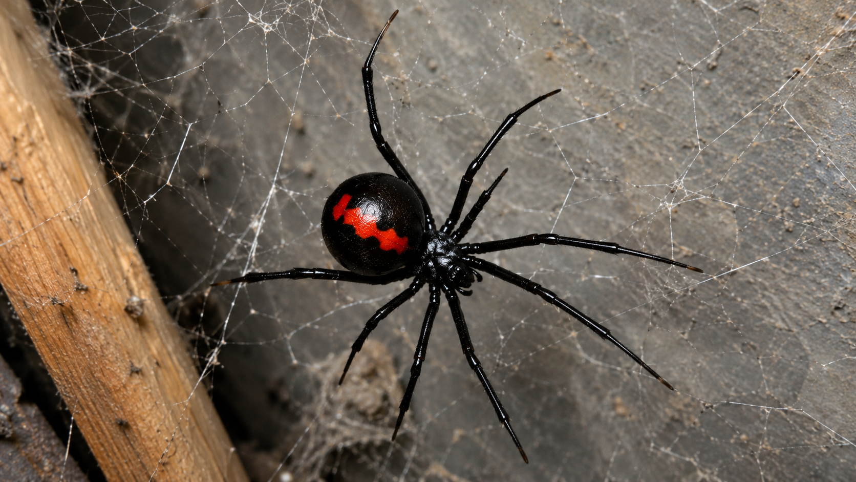 Redback spider around Australian homes