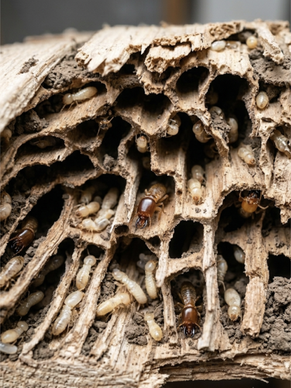 Active termite colony